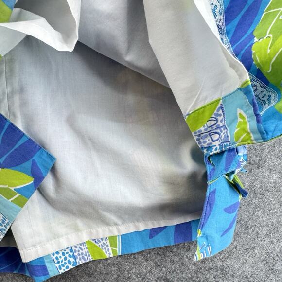 Lilly Pulitzer Negresco Serenade Frog Palm Shift Dress Size 6 White Label Resort - Picture 7 of 12